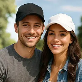 POD & Embroidered Baseball Cap